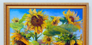 Експозиція виставки Ігоря Кузьмака "Живопис"