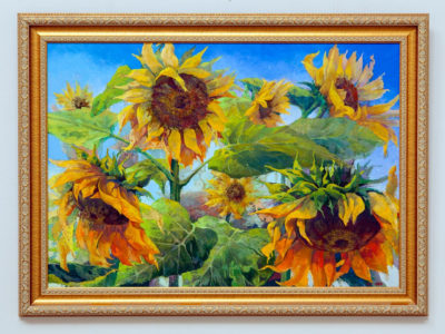 Експозиція виставки Ігоря Кузьмака "Живопис"