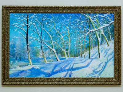 Експозиція виставки Ігоря Кузьмака "Живопис"