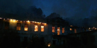 Пожежа на колишньому «Винзаводі» у Львові