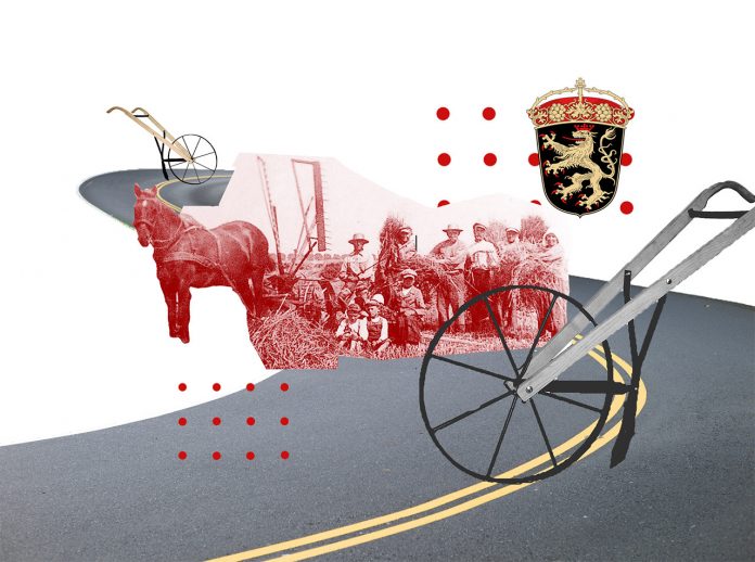 Німецькі колоністи Гнідави. Колаж Олександра Котиса