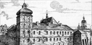 Низький замок. Рисунок-реконструкція І.Качора