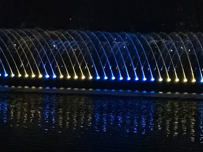 Світло-динамічний фонтан в Тернополі