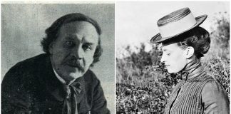 Микола Вороний на гостині у Олени Кульчицької