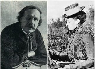 Микола Вороний на гостині у Олени Кульчицької