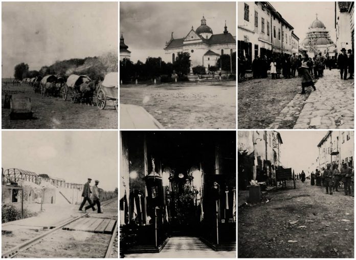 Жовква на невідомих фотографіях часів Першої світової війни