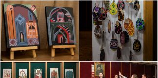 Як в домі Грушевських на відкритті виставки весну закликали