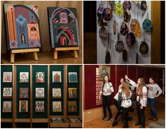 Як в домі Грушевських на відкритті виставки весну закликали Як в домі Грушевських на відкритті виставки весну закликали