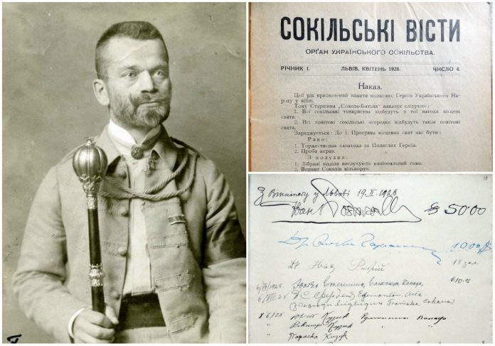 Приїзд Івана Боберського до Львова 1928 року. Зустрічі з соколами