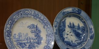 Експозиція виставки «Великодні мережива Межигір’я»