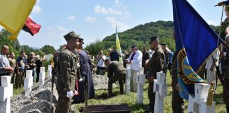 Урочисте перепоховання воїнів-дивізійників, які полягли у битві під Бродами у липні 1944 року