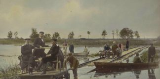 Колії прокладалися у важких умовах. Фотограф Конрад Бандель, 1880-і рр.