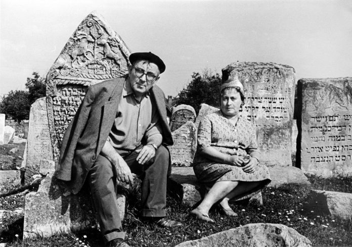 Левицький і його дружина Євгенія Надлер