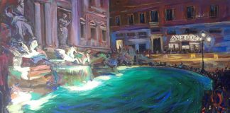 Юрій Ямаш. Рим. Фонтан Треві