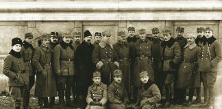 Команда ІІІ Корпусу УГА в Стрию, січень 1919 року