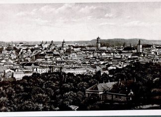 Панорама міста Львова. Фото початку ХХ століття