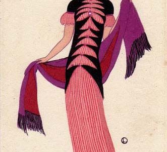 Мода 1910-их років в ілюстраціях Отто Лендеке.