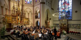 Оркестр «INSO-Львів» у Церкві Св. Боніфація в Гаазі. Фото Олександр Шамов.