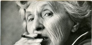 Віра Франко у похилому віці. Знімок з виставки «Тріумф людини. Мешканці України, які пройшли нацистські концтабори»