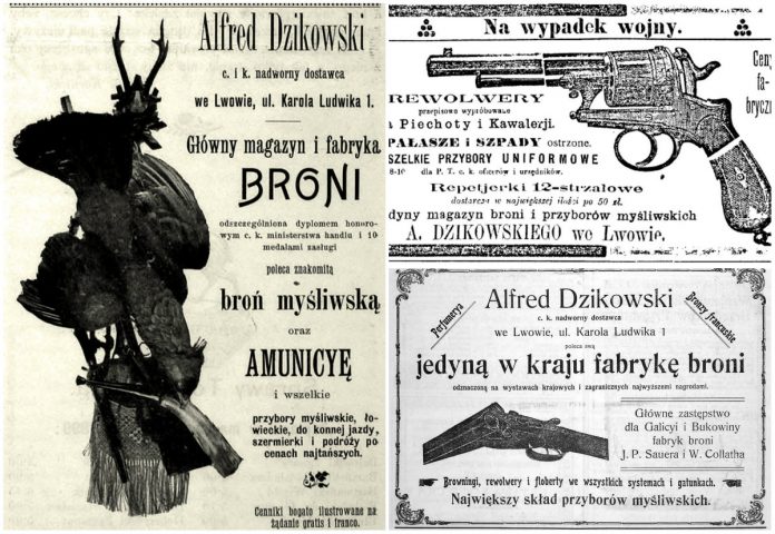 З історії мисливської зброярської фірми Альфреда Дзіковського у Львові кінця ХІХ – початку ХХ століття З історії мисливської зброярської фірми Альфреда Дзіковського у Львові кінця ХІХ – початку ХХ століття