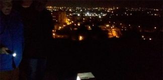 Спиляний дубовий хрест на горі Баба Род