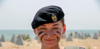 Прес-офіцер 36 бригади морської піхоти, старший лейтенант Олександра Безсмертна