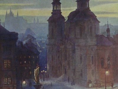 Листівка-вітання, надіслана Іваном Боберським Олександрові Тисовському із VІ Всесокільського здвигу в Празі. 2 липня 1912 р. З Центрального держаного історичного архіву України у Львові.