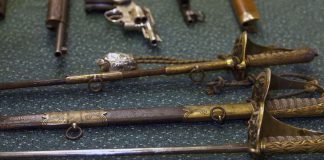Зброя XVIII-XXІ століть, яку Львівська митниця передала Львівському історичному музею