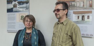 Вікторія Темна та Ігор Сальніков на відкритті своєї фотовиставки