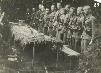 Святкування Великодня в УПА 1946 рік , Карпати