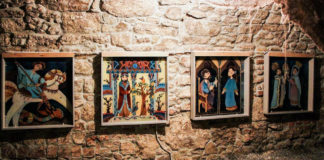 Експозиція виставка "Легенди. Живопис на склі"