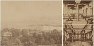 Колегія єзуїтів у Хирові на світлинах 1899 року