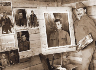 Осип Курилас за роботою