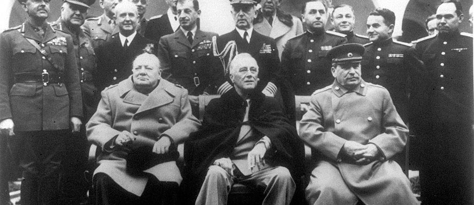 Учасники Ялтинської конференції у 1945 році