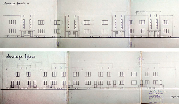Фасади нового будинку в Луцьку з 4 блоками. Автори: Віктор Лібрович і Владислав Гарбуз