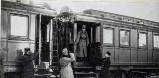 Карл І в селі Ожидів 9 грудня 1917 року