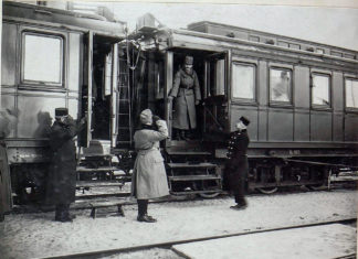 Карл І в селі Ожидів 9 грудня 1917 року