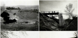 Село Ушковичі на столітніх фото