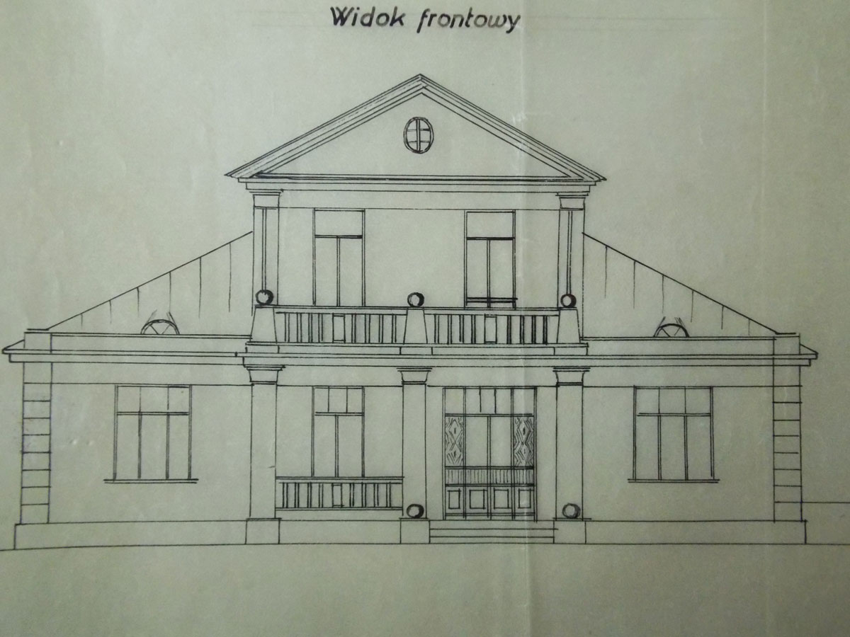 Ескіз фасаду будинку