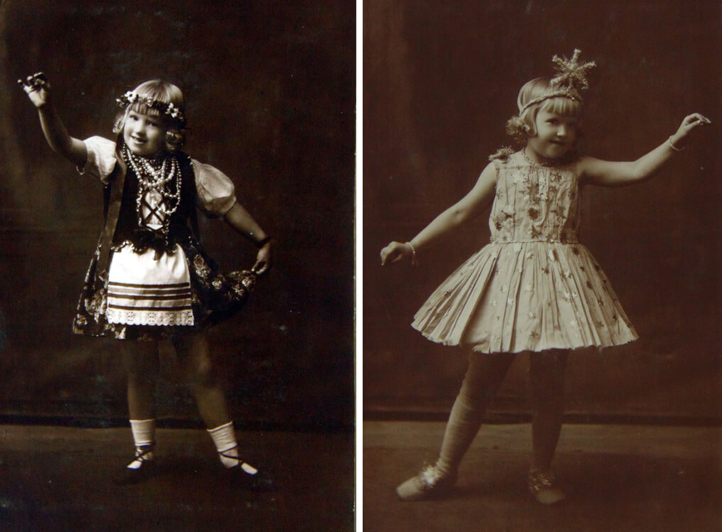 Маленька танцівниця Надія Косміаді