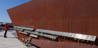 Портрети Героїв Небесної Сотні на стелі. Фото Мар’яни Іванишин.