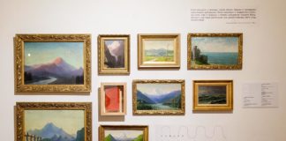 Екпозиція виставки “Корнило Устиянович. Художник українського відродження в Галичині”