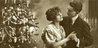 Новорічно-різдвяна листівка міжвоєнних часів