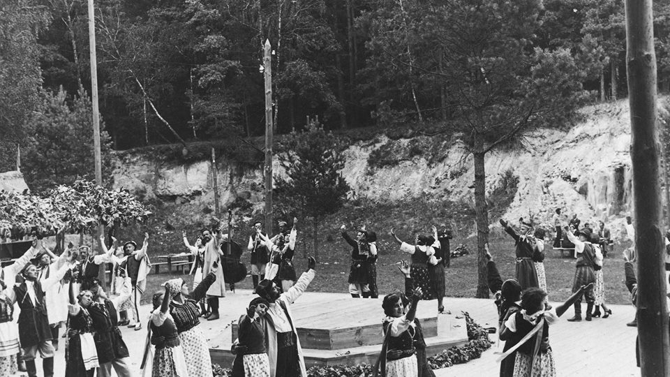 Янова Долина, танцмайданчик, 1937 рік 