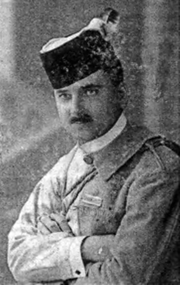 Ярослав Ярославенко в однострої «Сокола». 1914