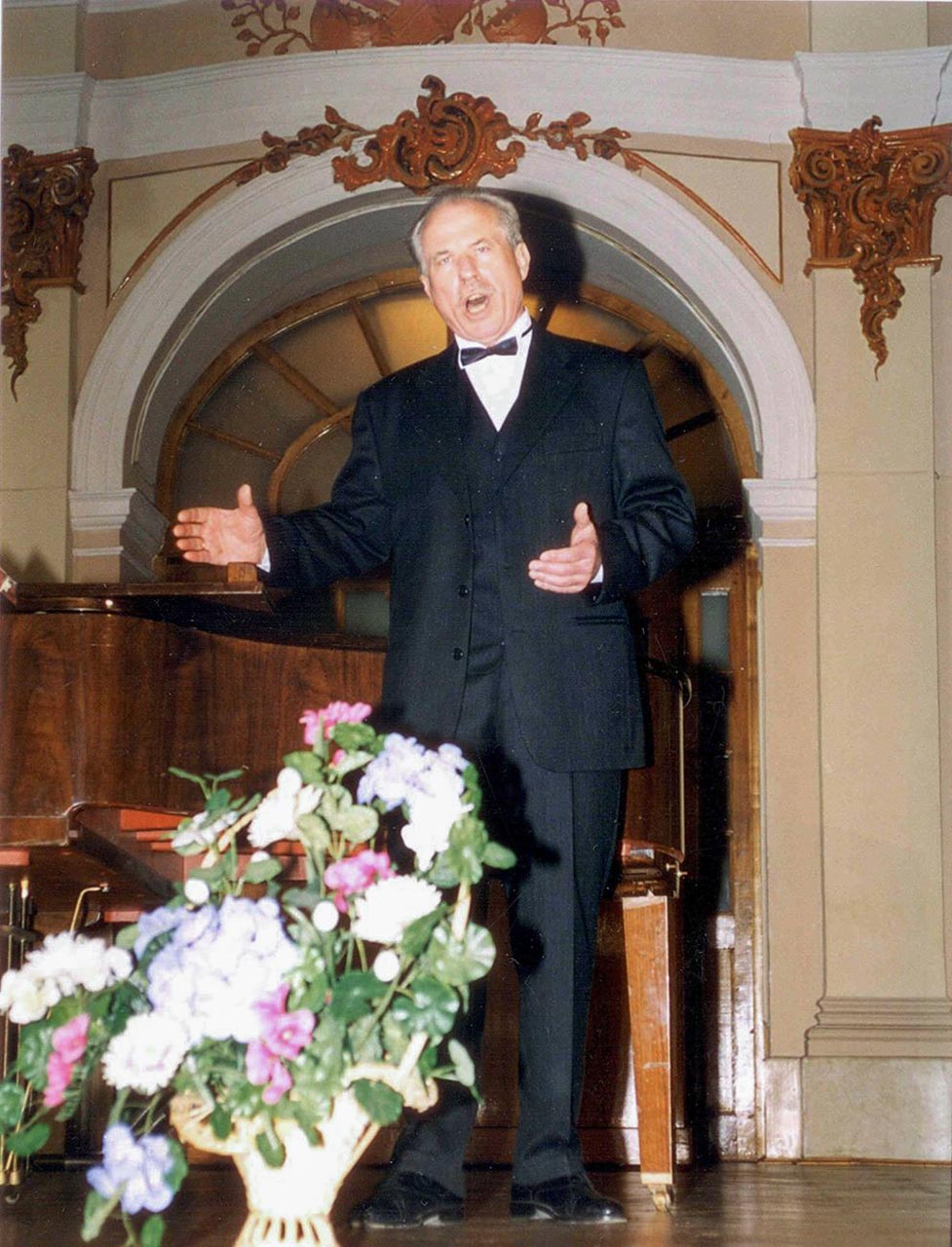 Один з концертів Володимира Ігнатенка. Львівський будинок органної та камерної музики.