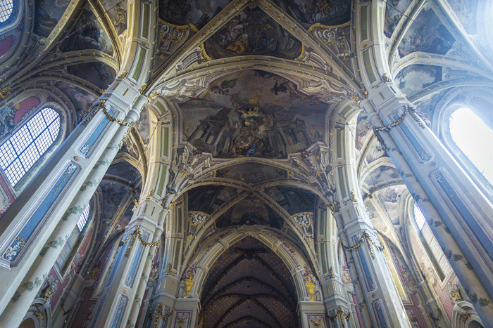 Інтер'єри латинської катедри. Фото з: https://photo-lviv.in.ua/