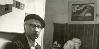 Карло Звіринський в помешканні на пл. Міцкевича, 9 у Львові, 1965 р., П. Грицик