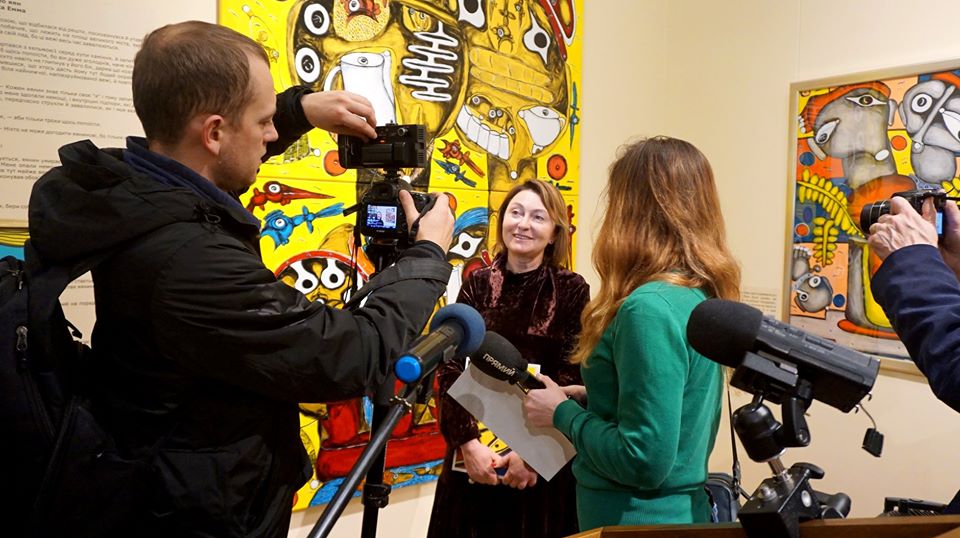 Відкриття виставки «Космос Емми Андієвської»