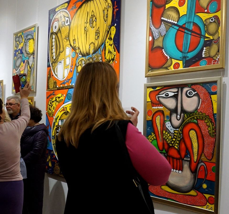 Відкриття виставки «Космос Емми Андієвської»